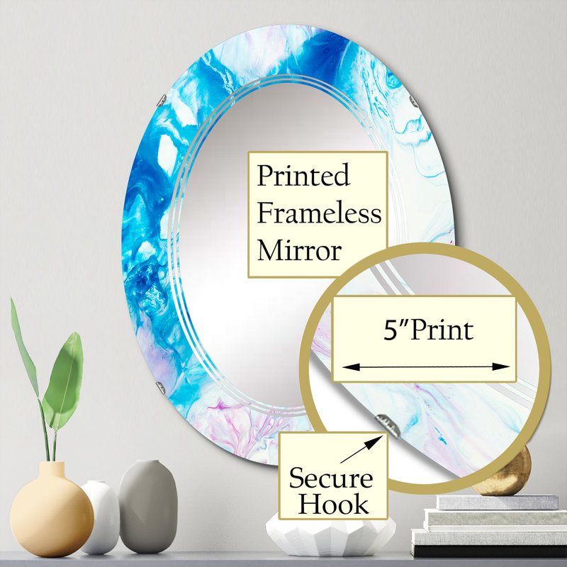 Miroir de salle de bain sans cadre, 30 po x 20 po