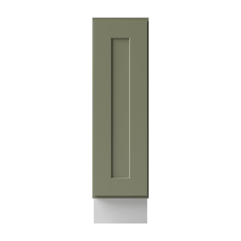 Armoire de cuisine en bois massif prêt à assembler Sinber, 9", Vert saga