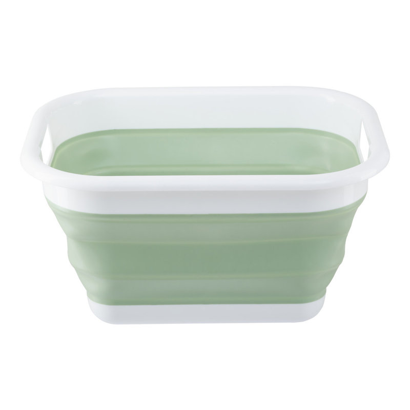 Premier Housewares Plastic Decorative Basket, Green