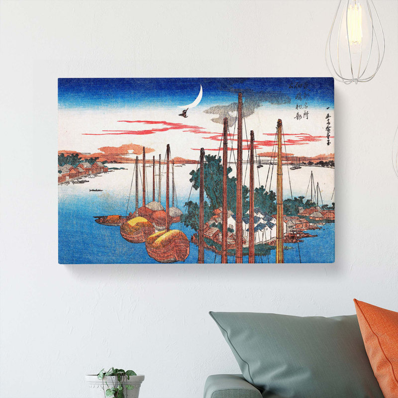 Song Of The Cuckoo by Utagawa Hiroshige - Wrapped Canvas, 50cm H x 76cm W x 3cm D