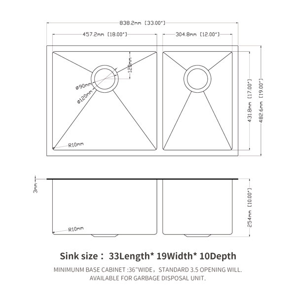 Dimensions du produit