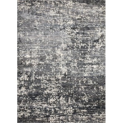 Tapis abstrait en denim Tergel