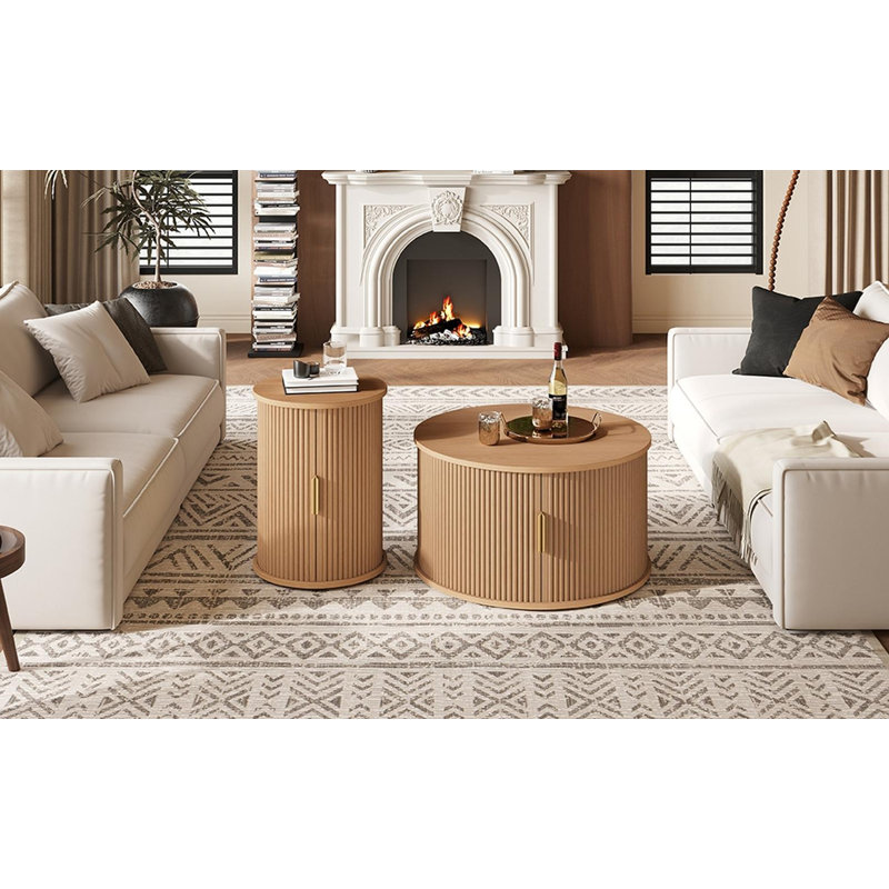 Ensemble de tables basses, Naturel