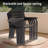 5 Pieces Outdoor Patio Dining Set, 4 Stackable Metal Dining Chairs And 40.6" Round Metal Dining Table Outdoor Table And Chairs For Lawn Garden Backyard Deck