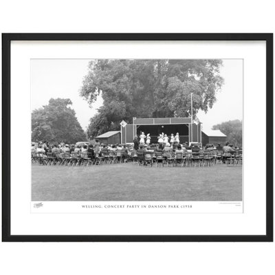 Welling, Concert Party in Danson Park C1958 1 Piece Single Picture Frame Wall Art