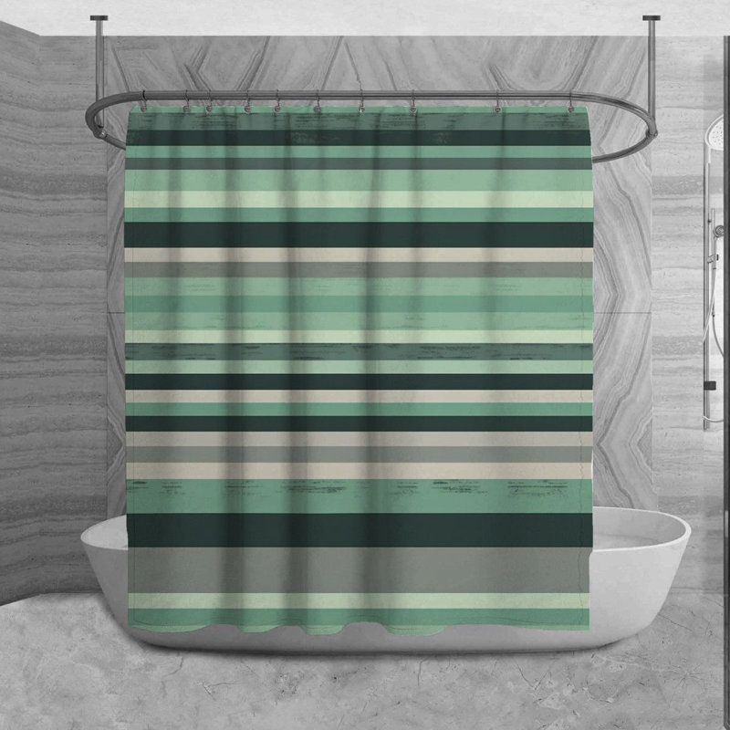 Rideau de douche Zavras, H 73 po x l 70 po