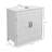 Bathroom Sink Cabinet, Pedestal Sink Cabinet With Adjustable Shelf, White(Sink Not Included)