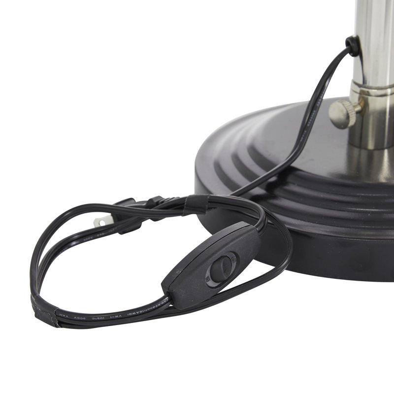 Lampe de bureau noire 34,1 po Simoes
