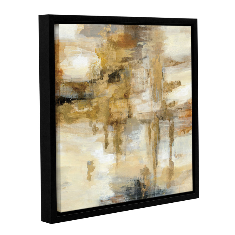 «On the Bridg» par Silvia Vassileva, reproduction sur toile, H 36 po x l 36 po x P 2 po, Cadre flottant noir