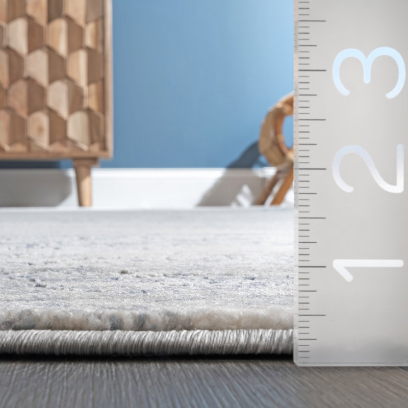 Cassaday Abstract Indoor Rug, Rectangle 6'7" x 9'