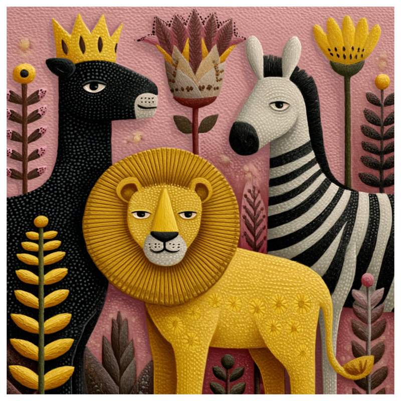 Tapis de bain Lion, L 34 po x L 21 po