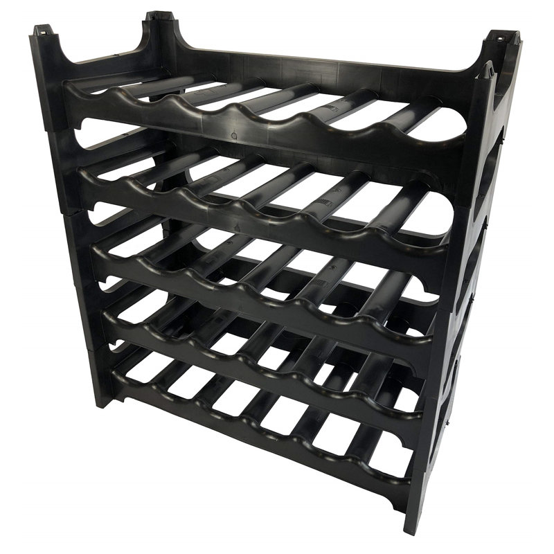 Tabletop Wine Bottle Rack Black