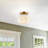 Martell Alabaster Semi Flush Mount-395076942