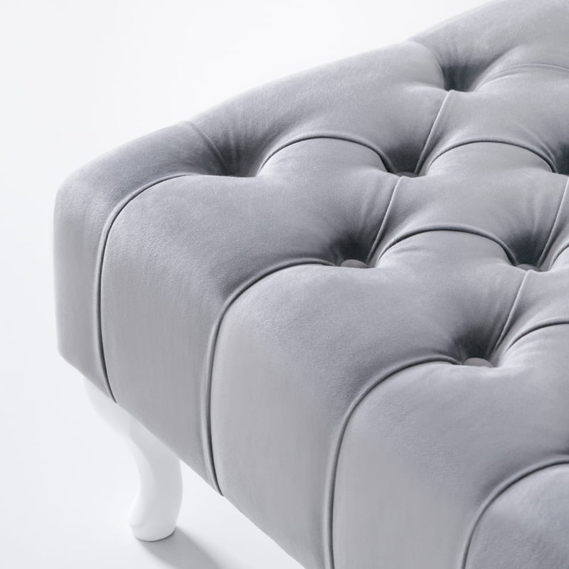 Barrales Velvet Upholstered Bench, H30 x W120 x D60cm