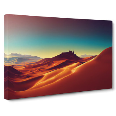 Charming Desert - Wrapped Canvas