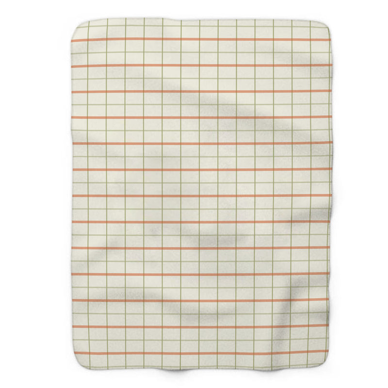 Boho Hare - Couverture sherpa de qualité supérieure 1 pièce, Grand lit
