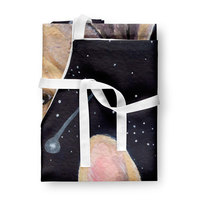 No Pattern Bib Apron