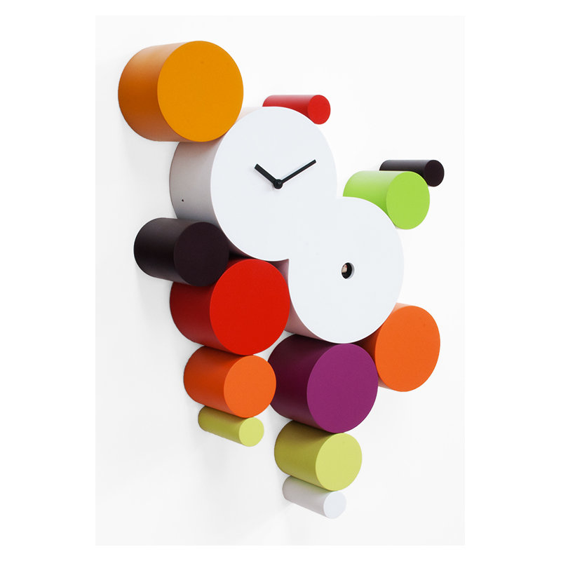 Eduardo Wood Wall Clock, Warm