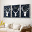 Christmas Holiday Art XLVII - Toile tendue avec châssis sur mesure - 3 pièces-1550007098-1550007099