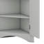 Armoire d'angle avec tablettes et portes réglables-113793376