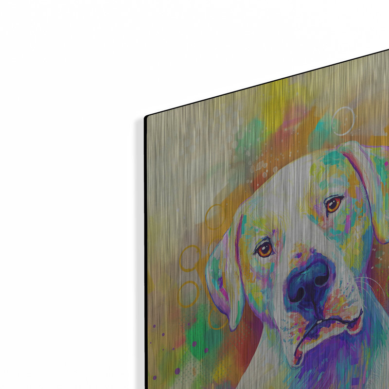 "Pop Art Dogo Argentino" par Furbaby Affiliates, H 24 po x l 16 po