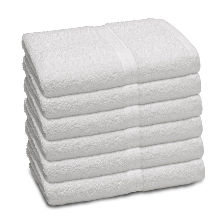 6 Piece Set of Large Bath Hand Face Towels Sheets 100% Organic Cotton 500  GSM