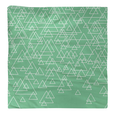 Serviette en coton à triangles de dispersion