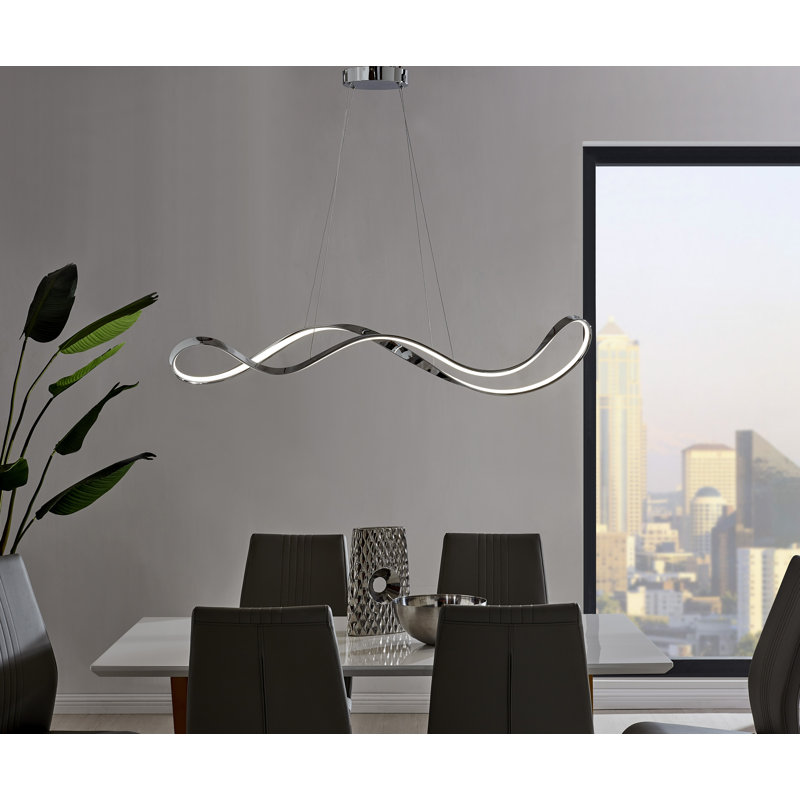 Germar Dimmable LED Modern Linear Chandelier