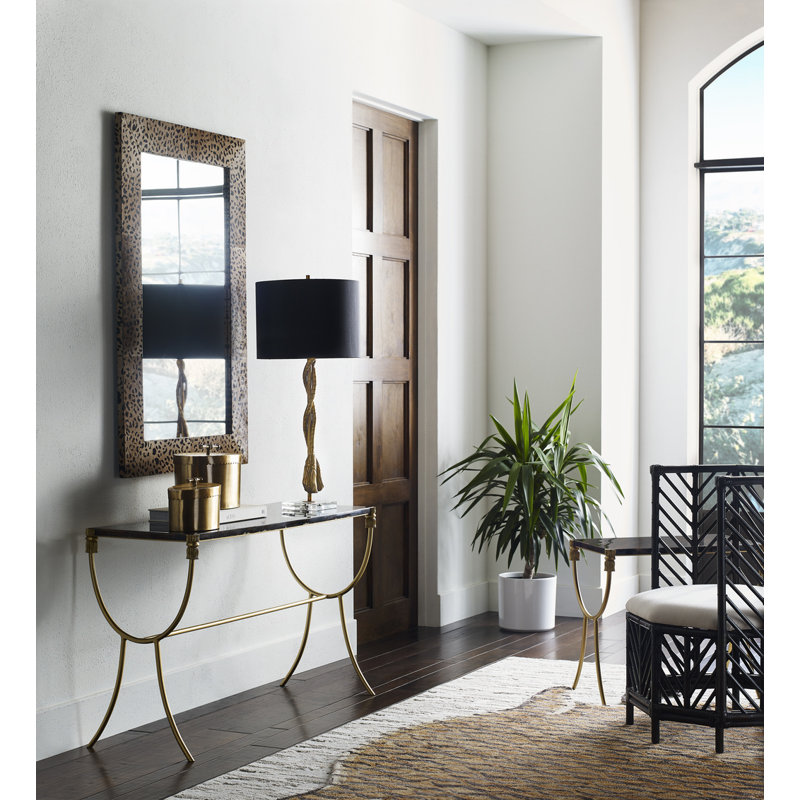Black Bamboo Barrel Chair with Off-White Cushion