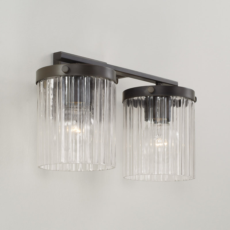 Vaughn 2 - Light Dimmable Vanity Light, Oil Rubbed Bronze