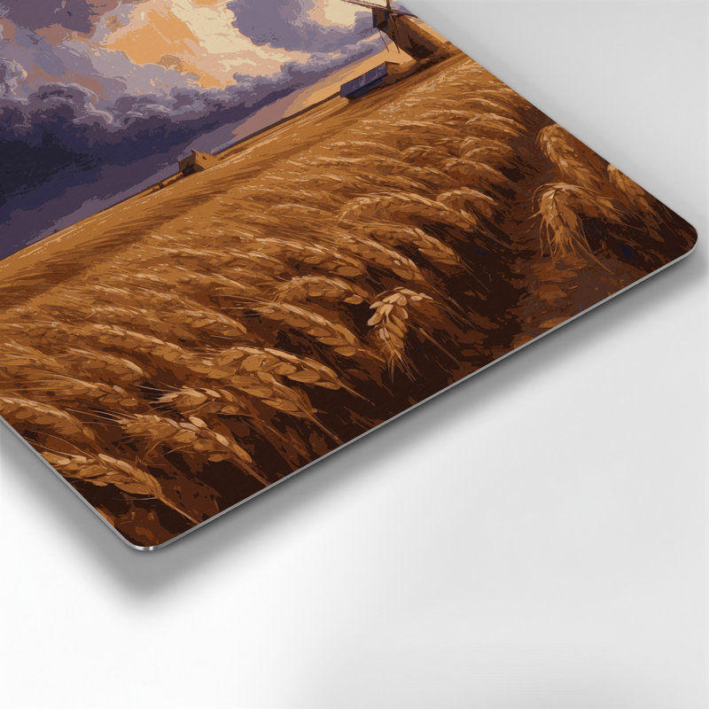 États-Unis, Kansas, art mural en métal brun, H 16 po x l 16 po x P 0,05 po
