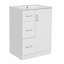 Meuble-lavabo moderne de 24 pouces avec lavabo, rangement spacieux et design épuré pour les espaces compacts