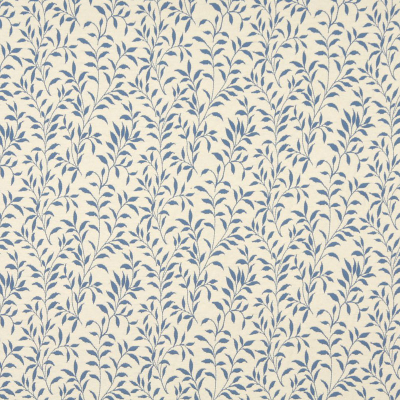 Tissu floral matelassé, Bleu 2