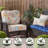 Henrich Indoor/Outdoor Striped Lumbar Pillow-124436378