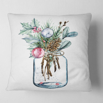Floral Throw Pillow