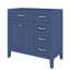Meuble-lavabo 36 po sans lavabo, base seulement, armoire de rangement avec portes et tiroirs-1438142226