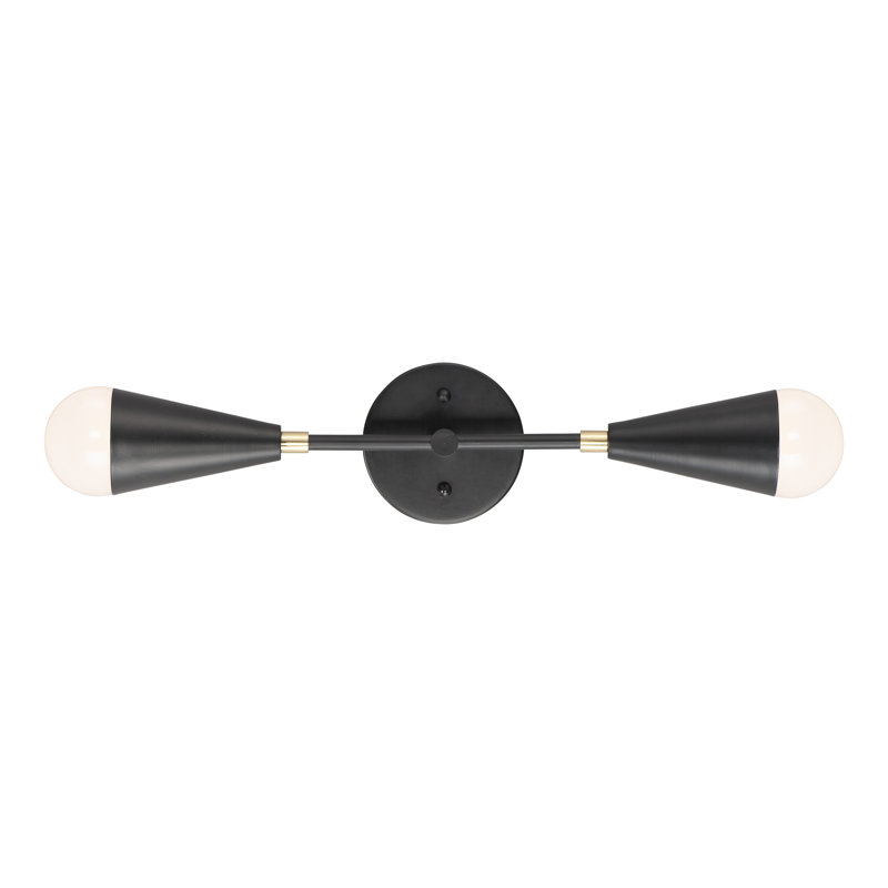 Éclairage pour salle de bain à intensité variable 2 lumières Monroe, Oui