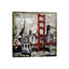 Landmarks San Francisco 1 Piece Wrapped Canvas Wall Art-1719171504