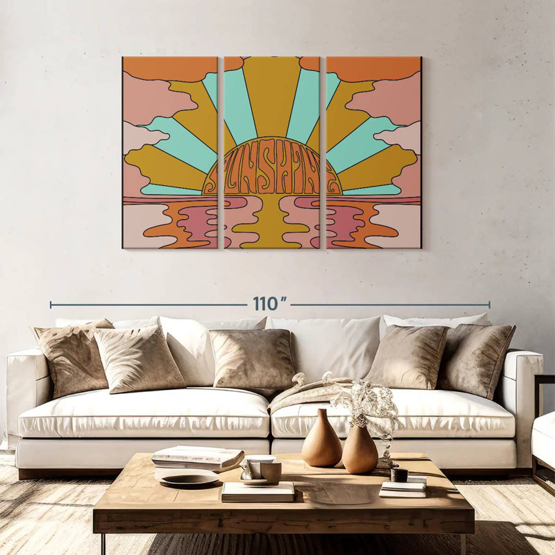 Alvord Hippie Sun, 48" H x 74" W
