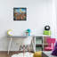 «Fun Zany Cityscape», art mural encadré sur toile flottante par Ray Powers-469232685-469232681
