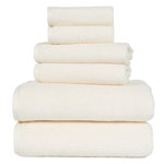 Raheeb Towel Set - Cotton Bathroom Accessories with Bath Towels, Hand Towels, and Washcloths - Machine Washable Towels by Lavish Home 
