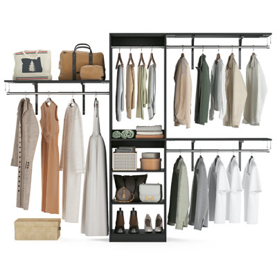 Closet Organizer Heavy Duty Clothes Rack
