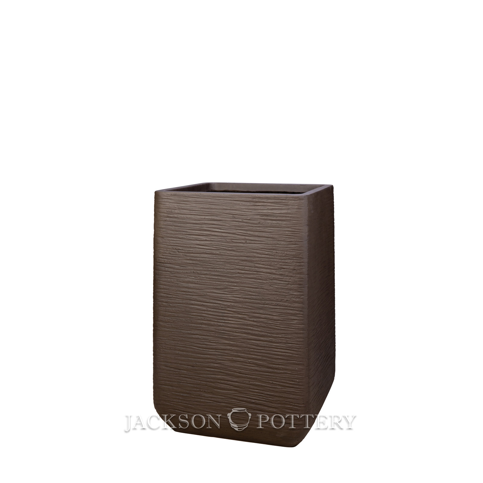 Lightweight Metropolitan Tall Square, 35.5" H x 24" W x 24" D, Brown