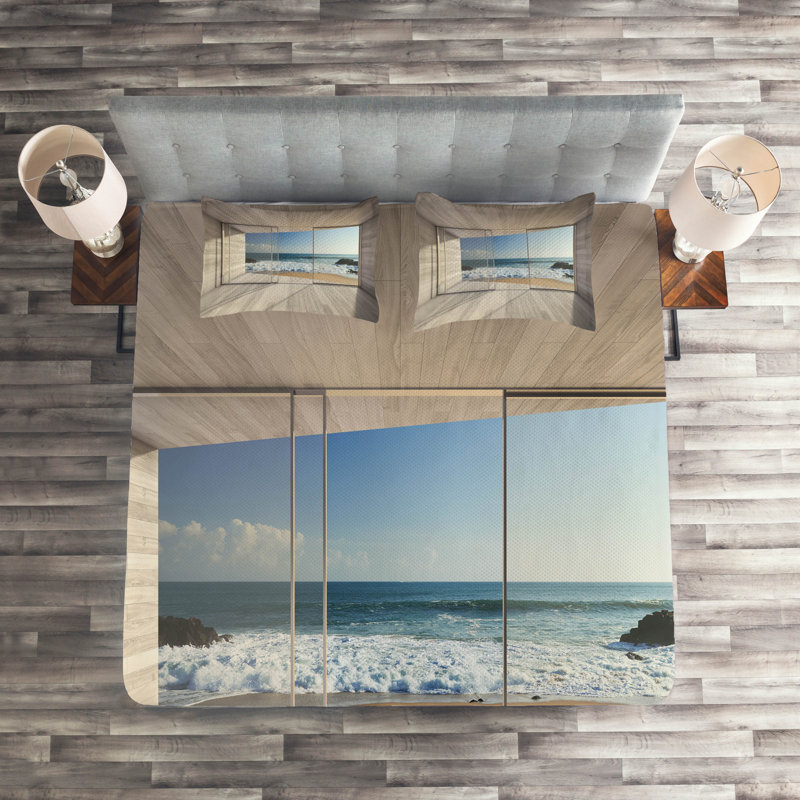 Coastal Polyester Coverlet