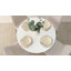 Ensemble de table de salle à manger 4 personnes Folmar avec table ronde de 35 po et 4 chaises rembourrées en tissu-95092213