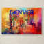 «Sendre Love to Denver», impression sur toile tendue Vidur-22072715
