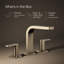 Parallel™Widespread Bathroom Faucet, 3-Hole Two Lever Handle Bathroom Sink Faucet, 1.2 GPM-564840882-597307254
