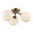Brumback Glass Semi Flush Mount-278288447