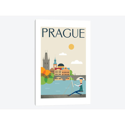 « prague », impression sur toile tendue