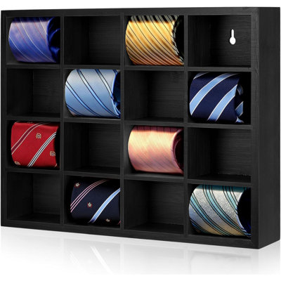 Wood Tie Rack